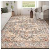 $30 Area Rug 5x7 Living Room,Machine Washable Rugs