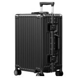$140 Carry On Luggage PC+ABS Aluminum Frame Zipper