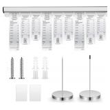 $26 Henoyso 36 Inch Aluminum Slide Check Rack with
