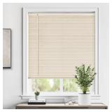 $68 LazBlinds Cordless 1 Vinyl Mini Blinds for Ind