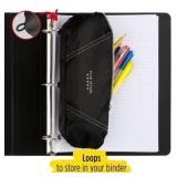 $11 Five Star 2-in-1 Carry-All Pencil Pouch, Black