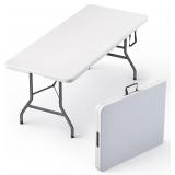 $50 6 Feet Foldable Table with Built in Handle & S