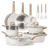 $130 CAROTE 21Pcs Pots and Pans Set, Nonstick Cook