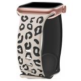 Upgraded Leopard Engraved Band Compatible with App