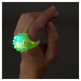 $40 flashing jelly ring 36 pcs green