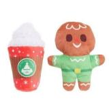 $19 Qty-2 BARK Holiday Santa's Workchomp Jolly Jit