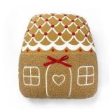$10 Qty-2 Christmas Gingerbread House Pillow -...