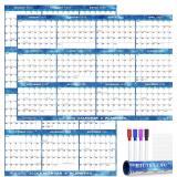 $24 24' x 36' 2026 Wall Calendar Erasable...