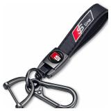 $12 YUIQIEUY Genuine Leather Key Chain for Audi...