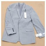 $85 Calvin Klein Boys Formal Suit Jacket Silver...