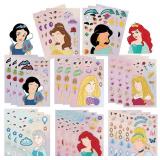 $9 Cute Princesses Stickers, 24Sheets Make Your...