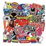 $25 100 Pcs street Fashion Brand Cool Stickers