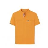 $35 FYSEL  Skye   Banded Collar Scrub Top Medium