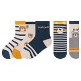$8 Girls Cotton Crew Socks, Kids Socks with...