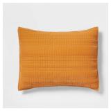 $20 Standard Lofty Velvet Quilt Sham Dark Gold...