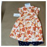 $15 Carter's Toddler Girls Sleeveless Romper a...