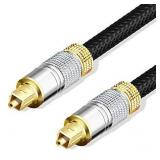$32 Techole Optical Audio Cable, 6ft Fiber...