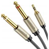 $16 UGREEN 1/8 to 1/4 Stereo Cable 3.5mm TRS to...