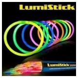 Qty 2 Lumisticks 8' Glowing Bracelets 100pack