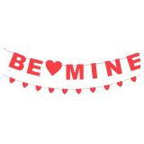 $5 Valentine Decorations Be Mine Banner - Felt,...