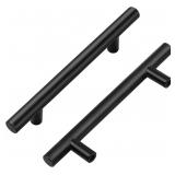 $19 10 Pack 4 Inch Cabinet Pulls Black Cabinet...