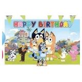 $15 Bluey Birthday Backdrop