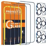 $6 QHOHQ 3 Pack Screen Protector for iPhone 15...