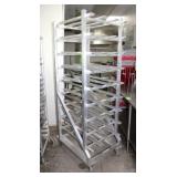 Can Storage Rack on Casters, Aluminum