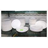 Ceramic Dinnerware (104) 10" Dinner Plates,