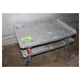 (2) Aluminum Dollies on Casters