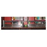 (2) 14-Tap Draft Beer Towers, Each Approx. 4'W x