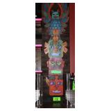 Wooden "Totem" Panel, Lighted, Approx. 64"H x 16"W