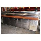 Delfield 96" Refrigerated Pizza Prep Table