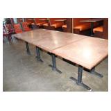 Dining Tables, 48" x 30", 2-Pedestal