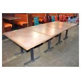 Dining Tables, 48" x 30", 2-Pedestal