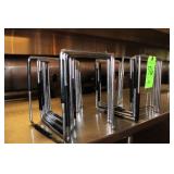 (20) Chrome Pizza Pan Stands, 9" x 8" x 6-1/2"