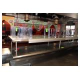Stainless Steel Double Deck Serving Counter,