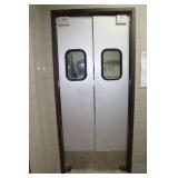 Eliason Double Aluminum Swinging Traffic Doors
