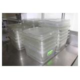 Resin Food Storage Containers (19) 12"x10"x6"D