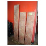 (3) Shelves; (2) 60"L (1) 74"L x 13"D