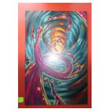 (2) Wall Art on Wood, Approx. 3