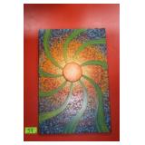 (2) Wall Art on Wood, Approx. 3