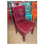 Wooden Chairs, Assort. Colors