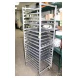 Sheet Pan Rack on Casters w/(12) Sheet Pans