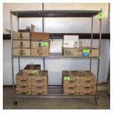 Rolling Metro-Style Shelf Approx. 6