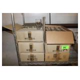 (6) Boxes of 16 Oz Branded Beer Glasses,
