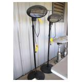 (2) Hiland Electric Patio Heaters 1500W, 120V