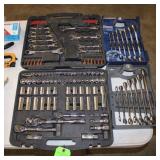 (2) Combination Wrench Sets Metric & English,