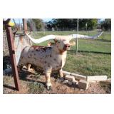 Longhorn Steer BBQ Grill, Horns Approx. 57"W