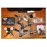 Lot of Beer Keg Couplers, Gauges, Taps And More